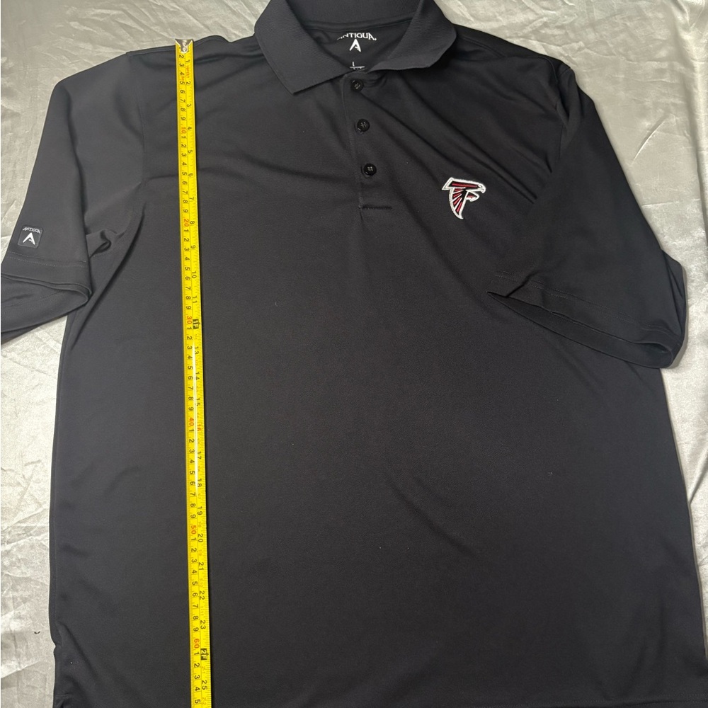 Black Atlanta Falcons Polo Shirt